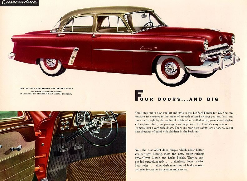 1952 Ford Brochure Page 2